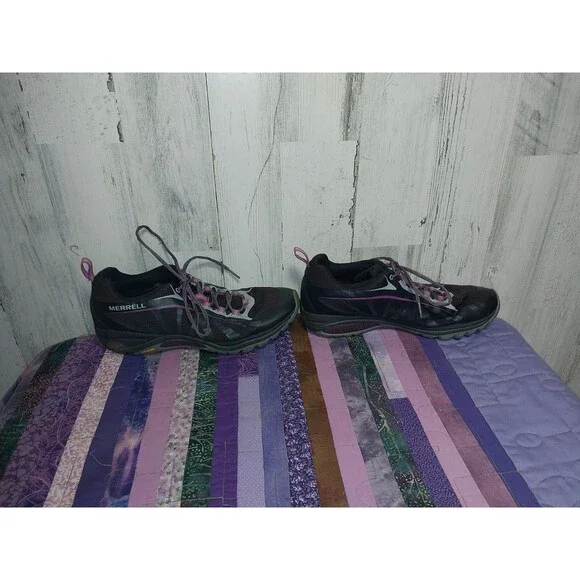 Merrell Siren Edge 3 Hiking Shoes Womens Size 10.5 Black J35750 - Picture 5 of 10